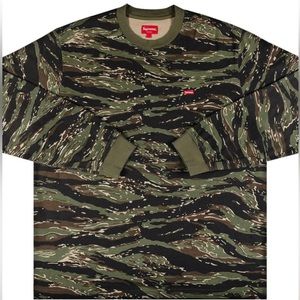 Supreme Tiger Camo Long Sleeve T Shirt